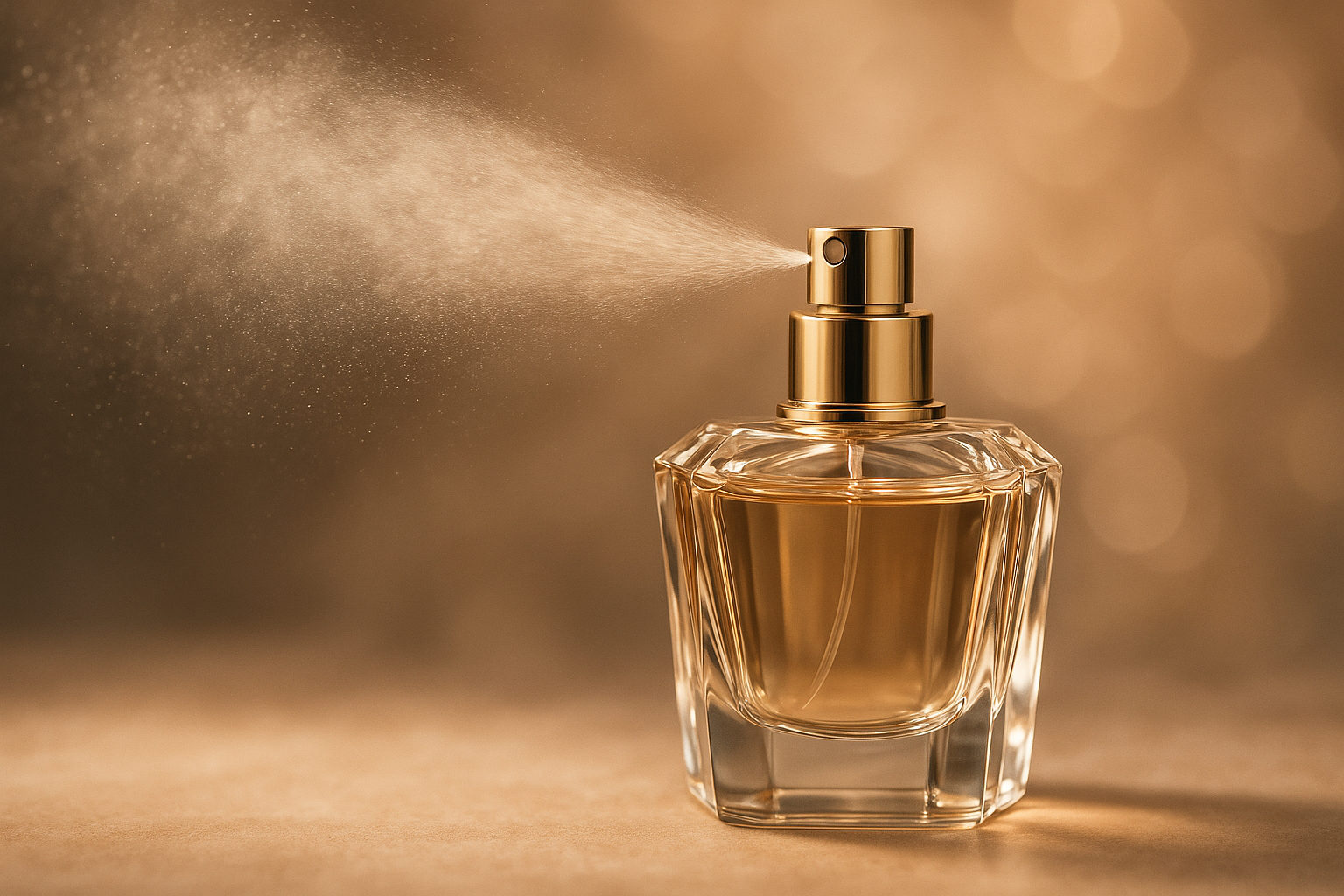 Spritz of a perfume